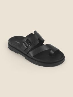 Metro - Men Black Sandals