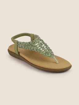 Metro - Women Green Sandals