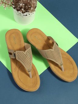 Mochi - Women Beige Sandals