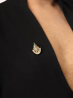 Ruby Raang Studio - Shyam Baba Brooch