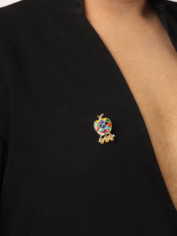 Ruby Raang Studio - Apple Multi Stone Brooch