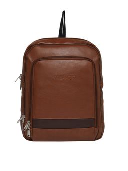 MBOSS - Faux Leather Laptop Backpack