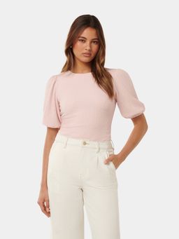 Forever New - Jolanta Textured Puff Sleeve Top
