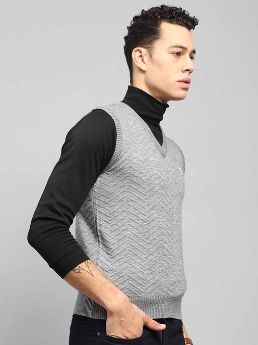 Monte Carlo Gray Sleeveless Sweater Buy Monte Carlo Dark Grey - Main Image