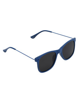 Spiky - Navy Blue Frame Black Lens Wayfarer UV Protection Sunglass 2031_BLUE_BLK