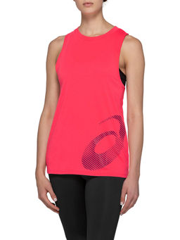 ASICS - W Core Train Graphic Pink Casual Tank