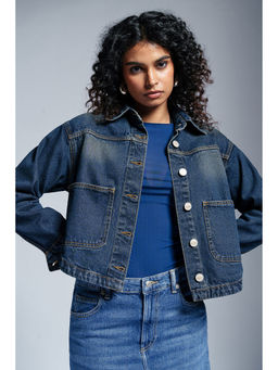 FREAKINS - Deep Blue Dream Denim Jacket