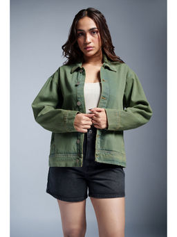 FREAKINS - Mossy Mint Denim Jacket