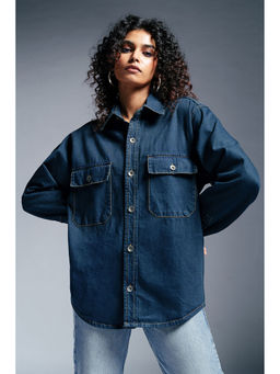 FREAKINS - Urban Blue Women Denim Jacket