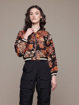 Label Ritu Kumar - Black Floriane Jacket
