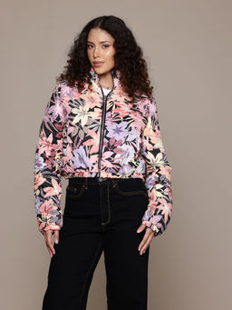 Label Ritu Kumar - Multi Color Asher Puffer Jacket