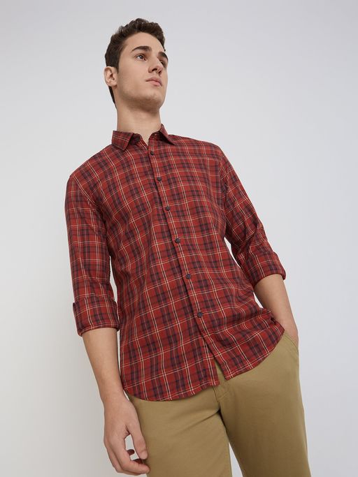 Parx Dark Red Shirt