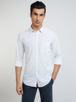 Parx - White Casual Shirt
