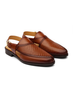 DABLR SHOES - Jaipuria -Tan Leather Sandal