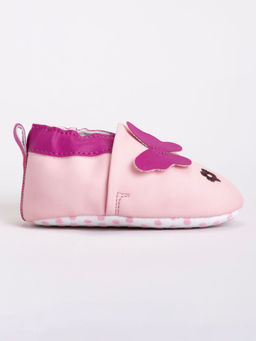 Hopscotch - Butterfly Applique Pink Sneakers
