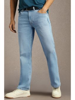 Louis Philippe - Men Light Blue Light Slim Fit Jeans