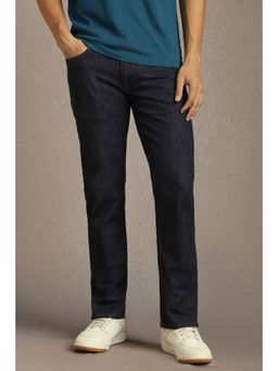 Louis Philippe - Men Navy Blue Mid Slim Fit Jeans
