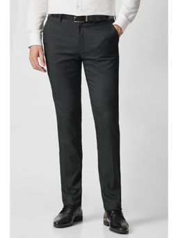 Van Heusen - Men Black Formal Trousers
