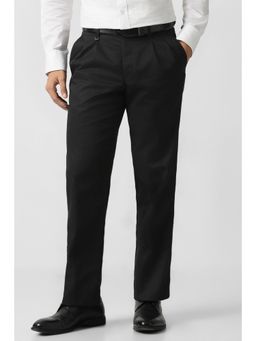 Van Heusen - Men Black Formal Trousers