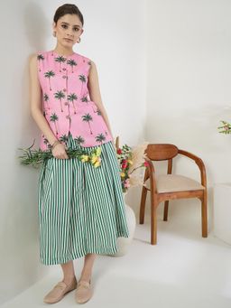 Uptownie - Pink Floral Regular Co-Ord Set