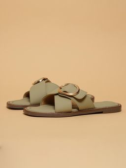 ERIDANI - Armel Green Casual Flats