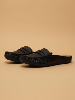 ERIDANI - Daphne Black Classic Loafers