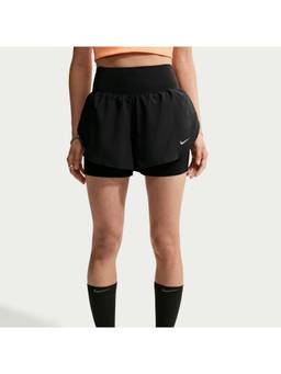Nike - Womens Flow 2-in1 Shorts - Black (2XS)