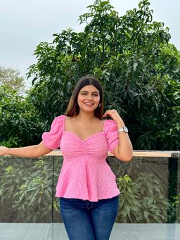 Myclo - Soft Girl Vibe Baby Pink Top