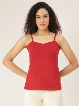 BRINNS - Shoulder Straps Top Maroon