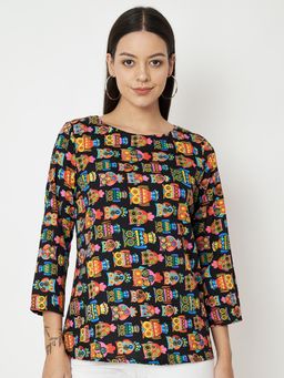 BRINNS - Regular Casual Top Multi-Color