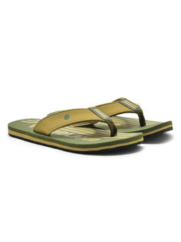 WOODLAND - Mens Olive Flipflops