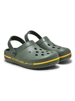 WOODLAND - Mens Olive Clogs