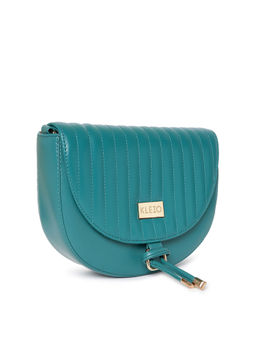 KLEIO - Half Moon Olive Green Sling Bag for Girls Ladies