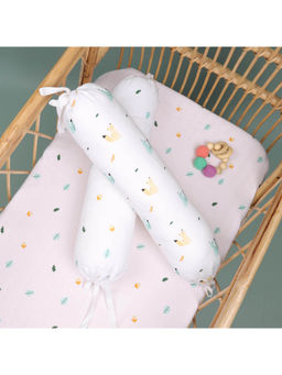 Kicks and Crawl - Multi-Color Baby Squirrel Organic Bolsters (Pack Of 2)