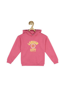 Peter England - Girls Pink Printed Sweatshirt