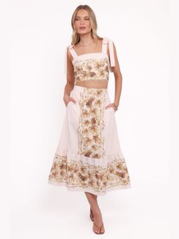Petal & Pup - White Kyla Top with Skirt