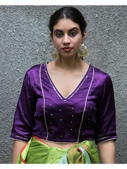 Chidiyaa - Amala Chandni Stitched Blouse