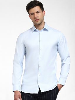 Selected - Light Blue Cotton Full Sleeves Shirt