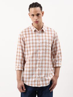 Lee - Men Checked Red Shirt Regular