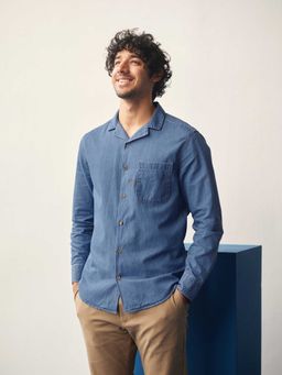 Andamen - Indigo Twilight Shirt Regular Fit