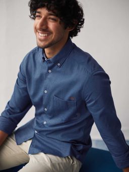 Andamen - Indigo Neptune Shirt Slim