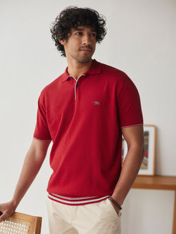 Andamen - Ruby Red Tipping Regular Fit