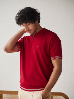 Andamen - Ruby Red Tipping Regular Fit