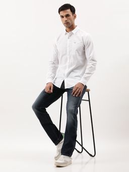 Wrangler - Men Solid White Shirt Slim