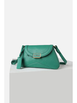 Allen Solly - Women Green Casual Sling Bag with Detachable Strap