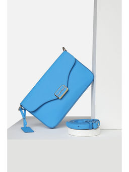 Allen Solly - Women Blue Casual Sling Bag with Detachable Strap