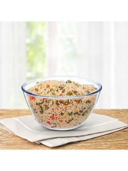 Femora - Borosilicate Glass Mixing Bowl, Microwave Safe Bowl, Oven Safe, 2650 Ml