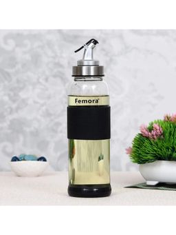 Femora - Oil Dispenser - Glass Oil Bottle - Cooking Oil Dispenser 500Ml