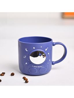 Voncasa - Blue Cylindrical Plastic Mugs