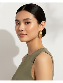 Shopsiiri - Gold Chica Bonita Hoops Earrings